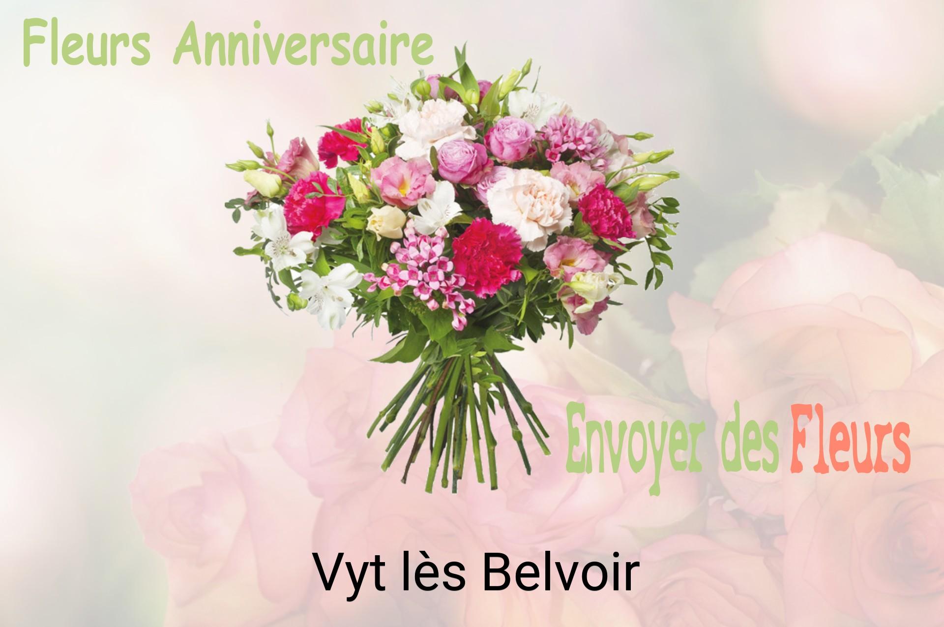 Bouquet de fleurs d’anniversaire livré à Vyt-lès-Belvoir